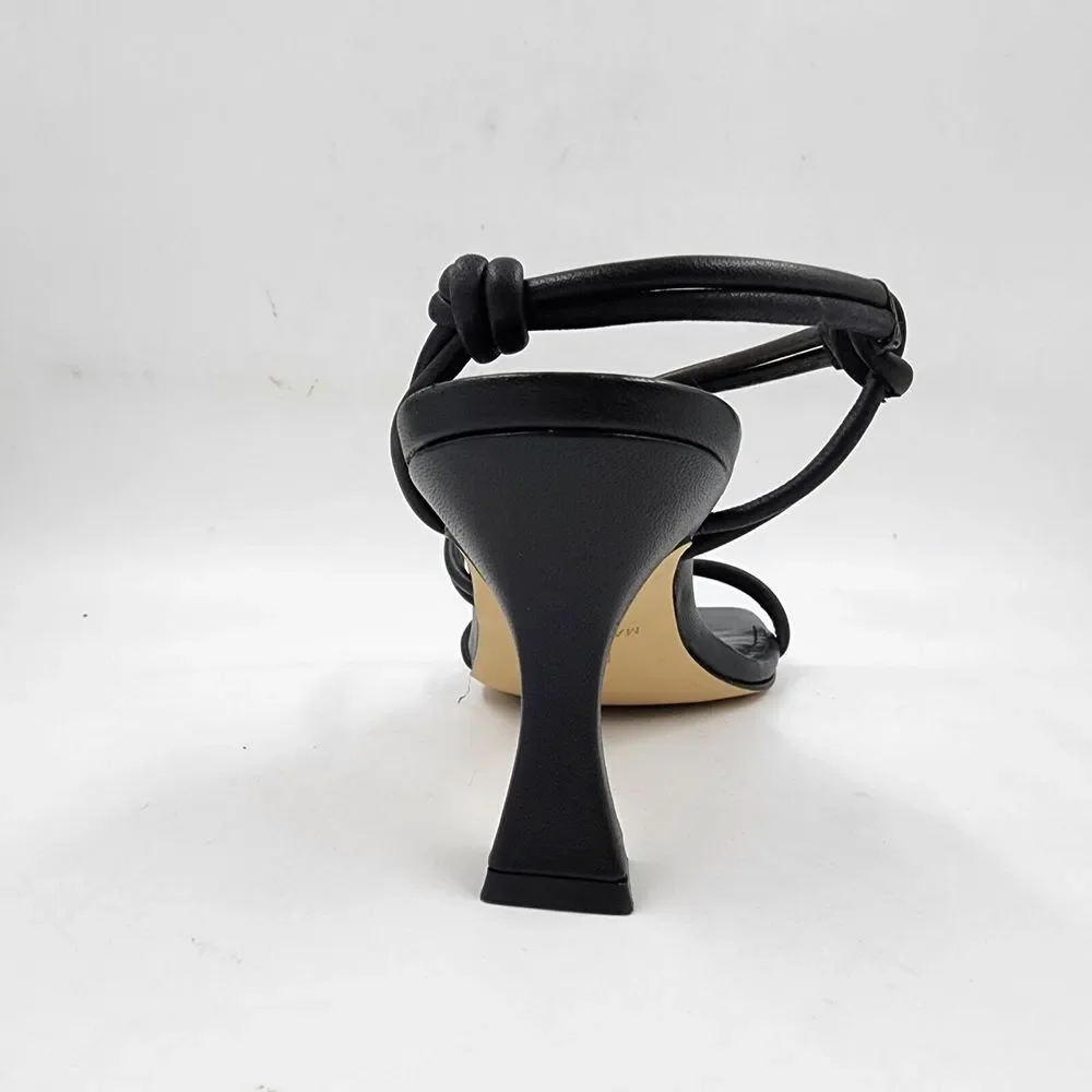Marc Fisher LTD. Davia Square Toe Sandals Women's 7.5 Black Slingback Strap~ - Picture 6 of 15